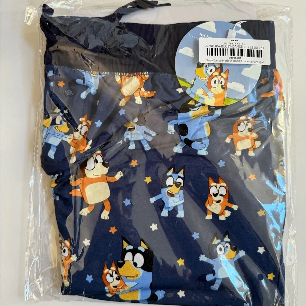 Little Sleepies Bluey Dance Mode Women's Pants - Picture 3 of 5